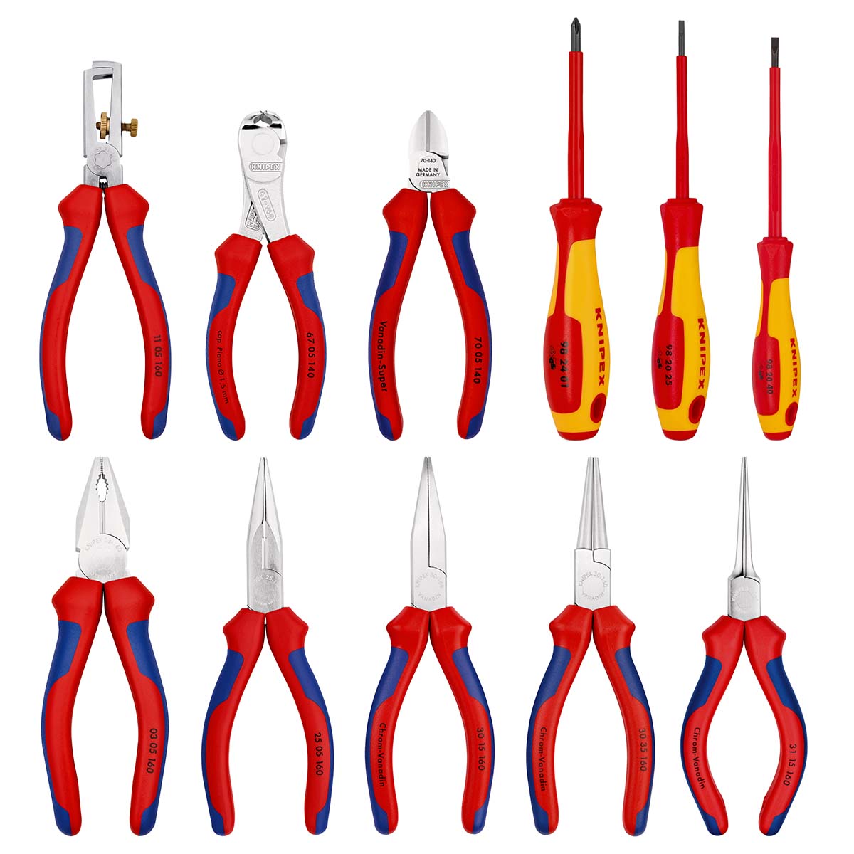 Knipex Werkzeug-Set 11tlg. VDE Rollbeutel jetzt kaufen - Aktionskönig