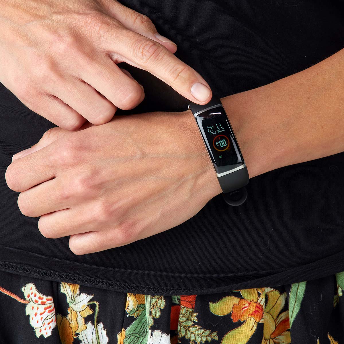 Smartwatch Armbanduhr Uhr LCD IP67 schwrz jetzt kaufen - Aktionskönig