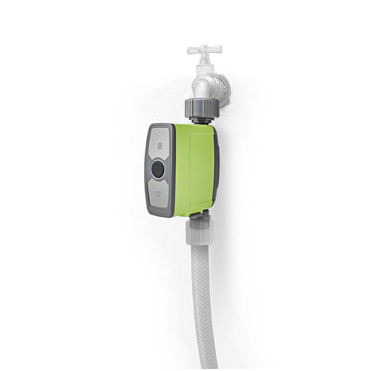 Intelligente Wassersteuerung für den Garten Wasserhahn Gartenschlauch| Bluetooth, IP54, max. Wasserdruck: 8 bar, SmartLife Android™ / IOS