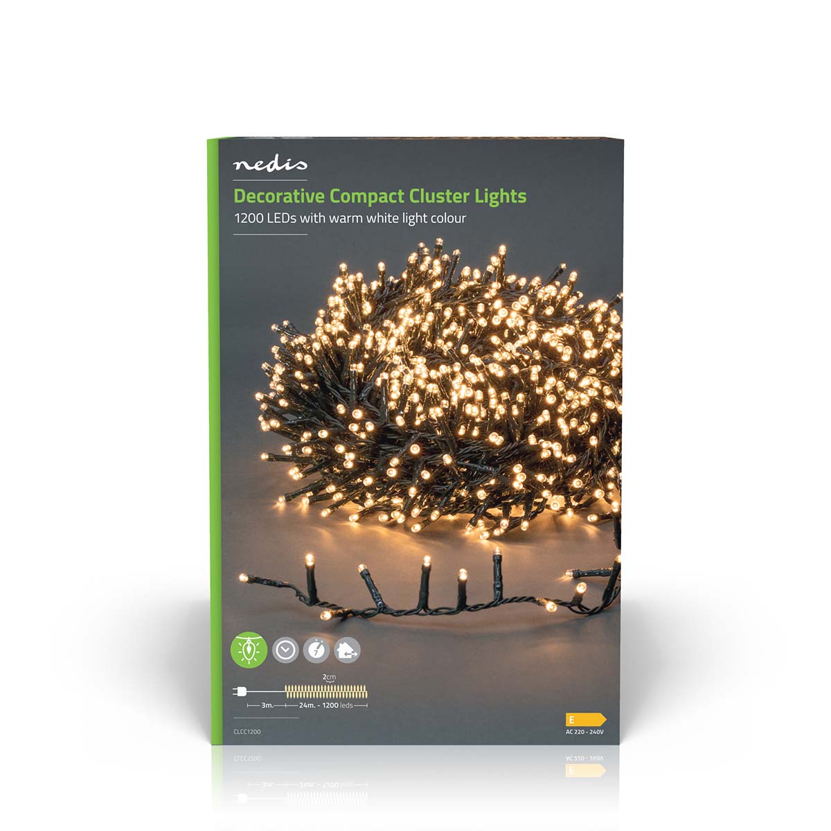 Lichterkette LED-Bündel kompakt 1200LEDs 24m jetzt kaufen - Aktionskönig