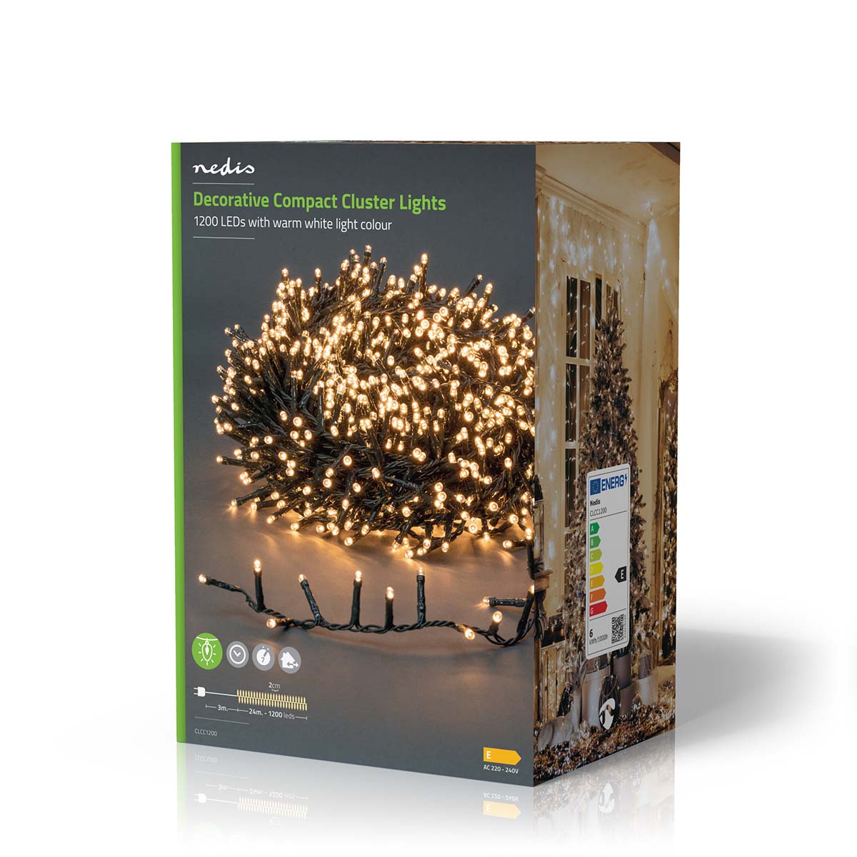Lichterkette LED-Bündel kompakt 1200LEDs 24m jetzt kaufen - Aktionskönig