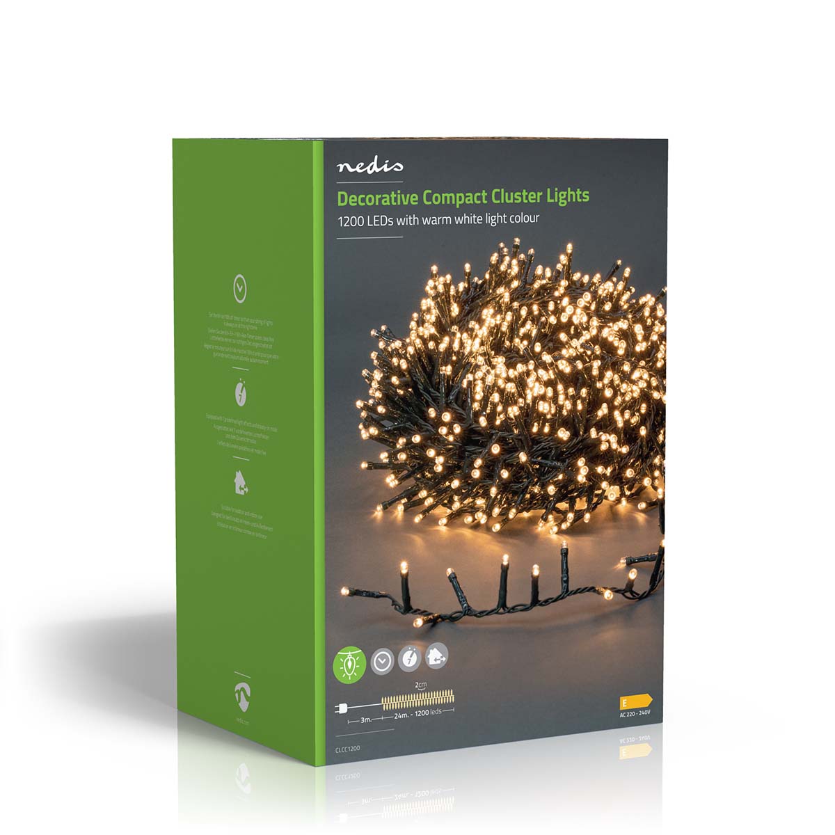 Lichterkette LED-Bündel kompakt 1200LEDs 24m jetzt kaufen - Aktionskönig