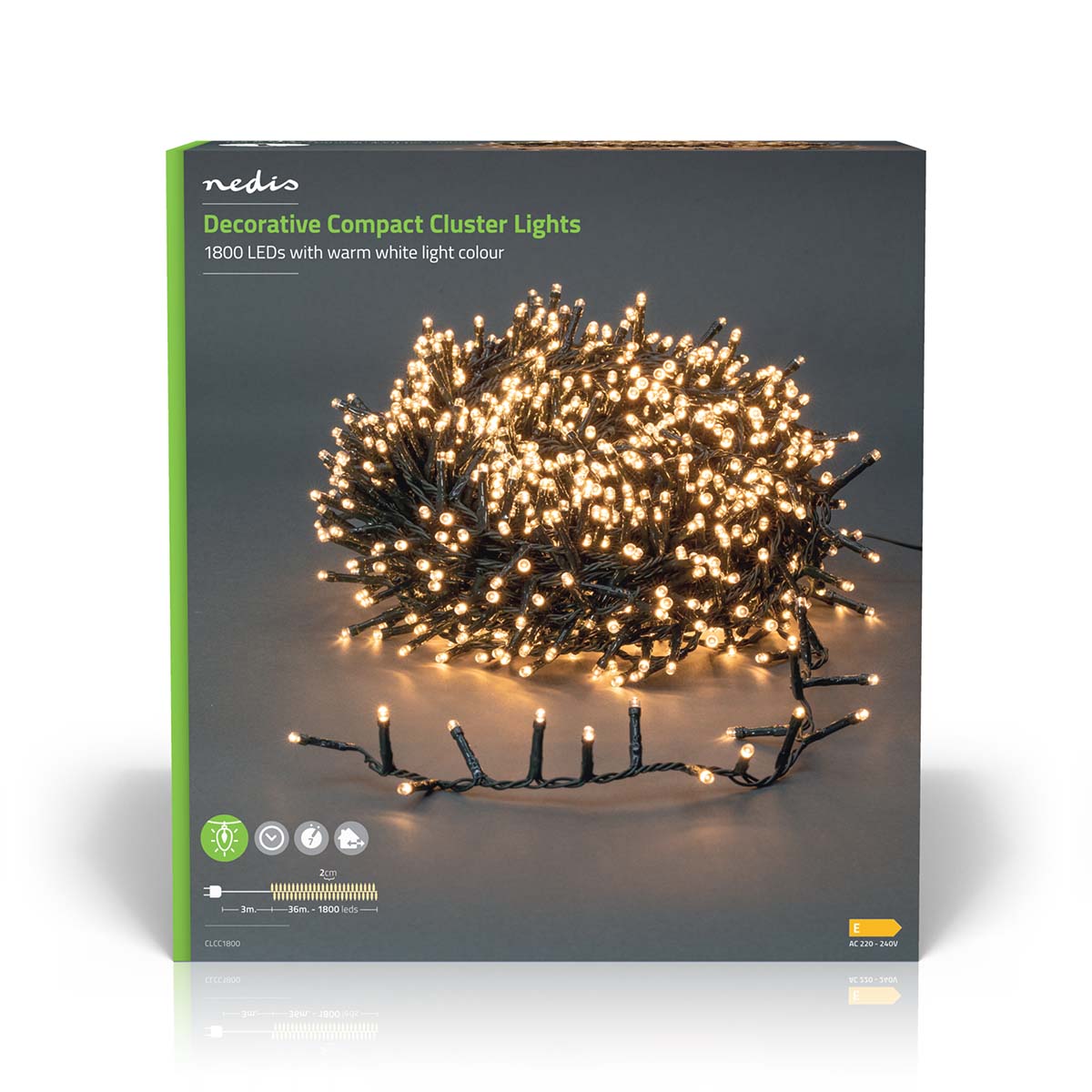 Lichterkette LED-Bündel kompakt 1800LEDs 36m jetzt kaufen - Aktionskönig