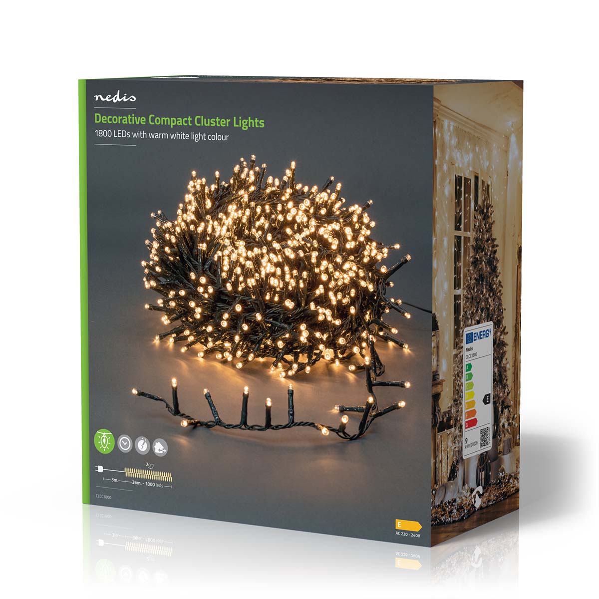 Lichterkette LED-Bündel kompakt 1800LEDs 36m jetzt kaufen - Aktionskönig