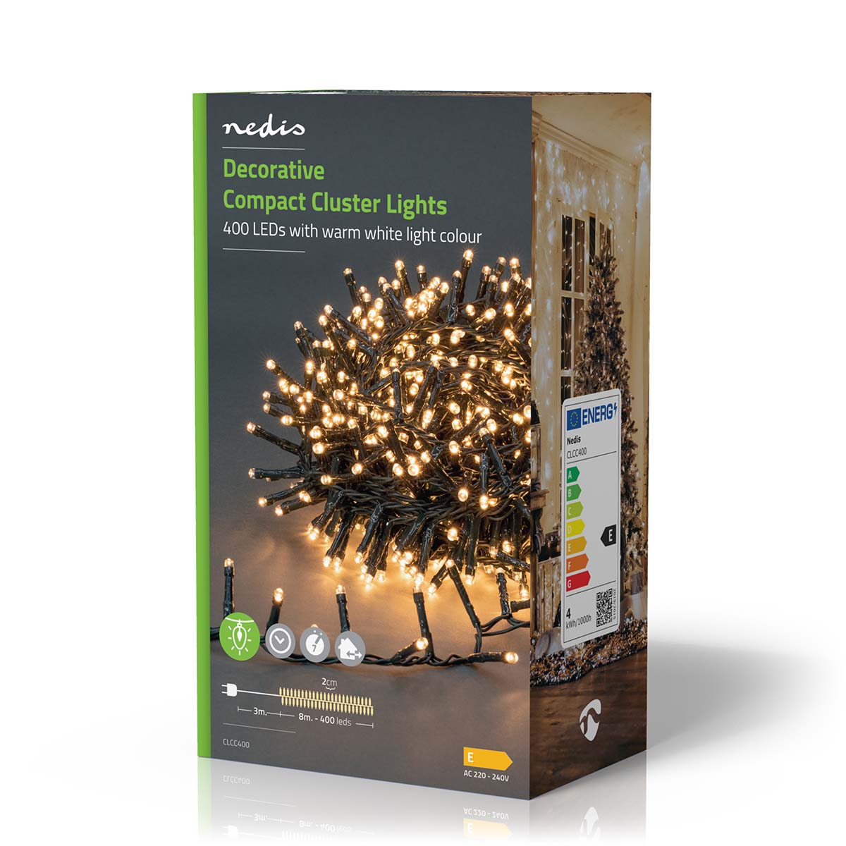 Lichterkette LED-Bündel kompakt 400 LEDs 8m jetzt kaufen - Aktionskönig