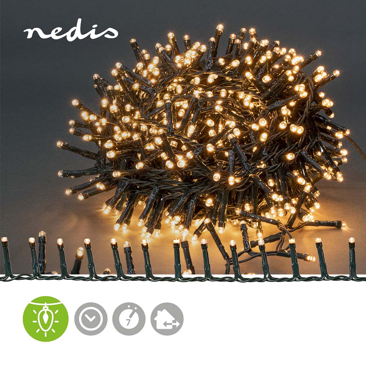 Lichterkette LED-Bündel kompakt 700 LEDs 14m jetzt kaufen - Aktionskönig