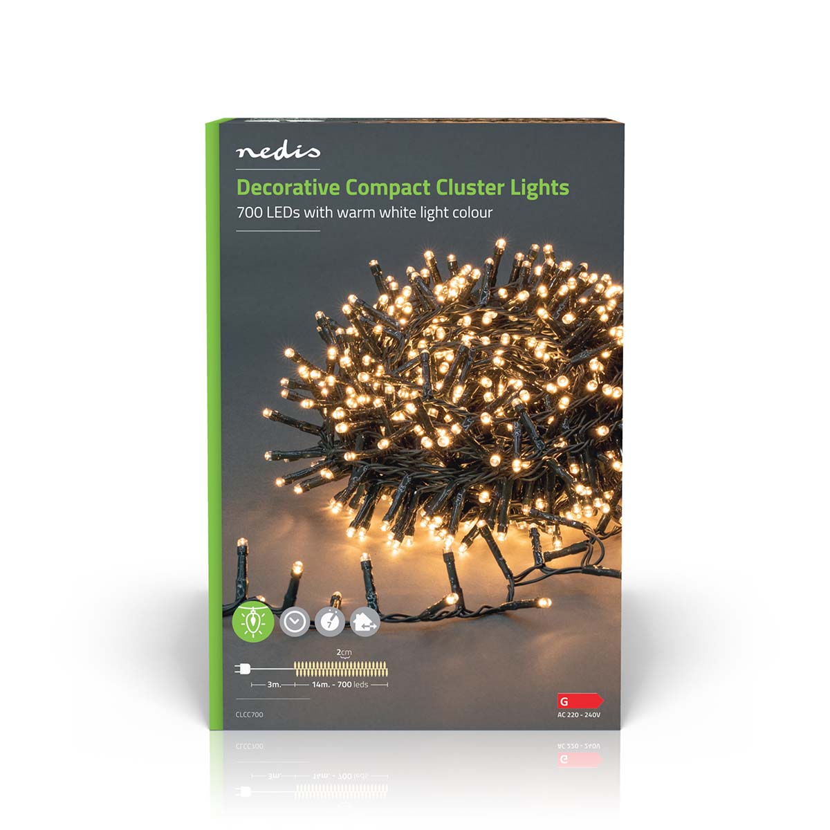 Lichterkette LED-Bündel kompakt 700 LEDs 14m jetzt kaufen - Aktionskönig