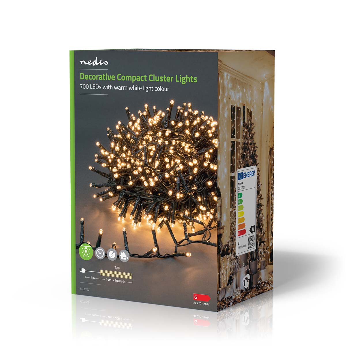 Lichterkette LED-Bündel kompakt 700 LEDs 14m jetzt kaufen - Aktionskönig