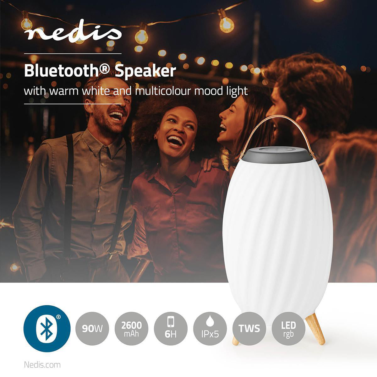 Bluetooth-Lautsprecher mit Mood Light RGB jetzt kaufen - Aktionskönig