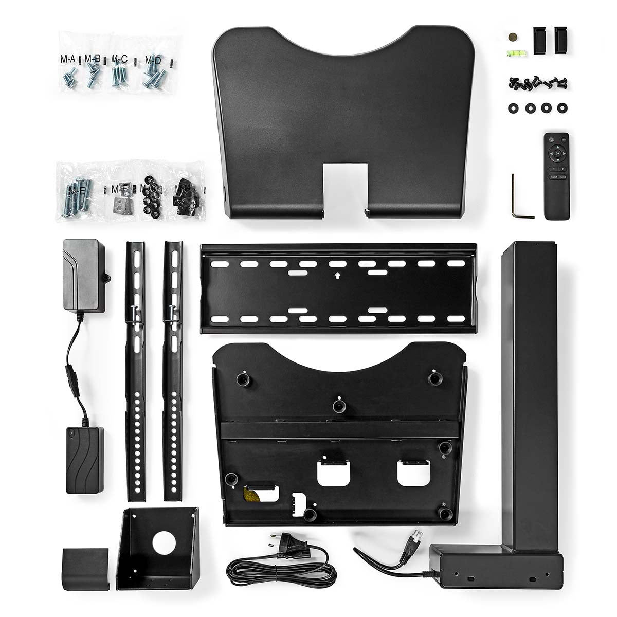 Motorisierter TV-Ständer 32-65" 50kg schwarz jetzt kaufen - Aktionskönig