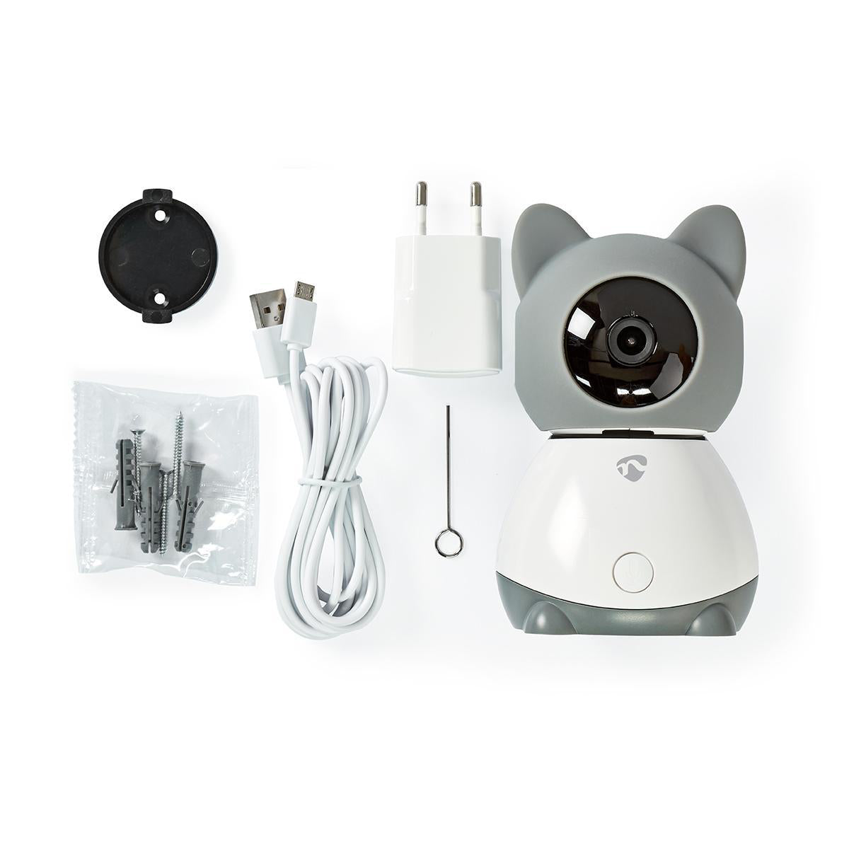 Innenkamera, Wi-Fi, Full HD 1080p, schwenkbar und neigbar, Cloud Speicher (optional) / microSD (nicht enthalten), mit Bewegungssensor, Nachtsicht, SmartLife Android™ / IOS