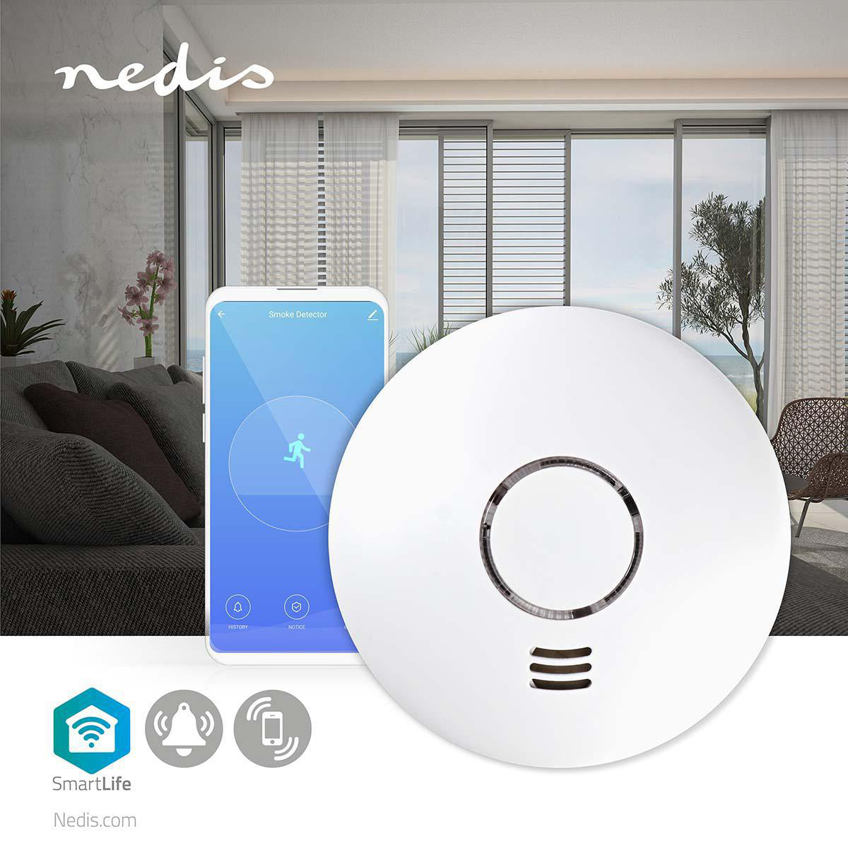 SmartLife Rauchmelder Wi-Fi, 85 dB, Weiss jetzt kaufen - Aktionskönig