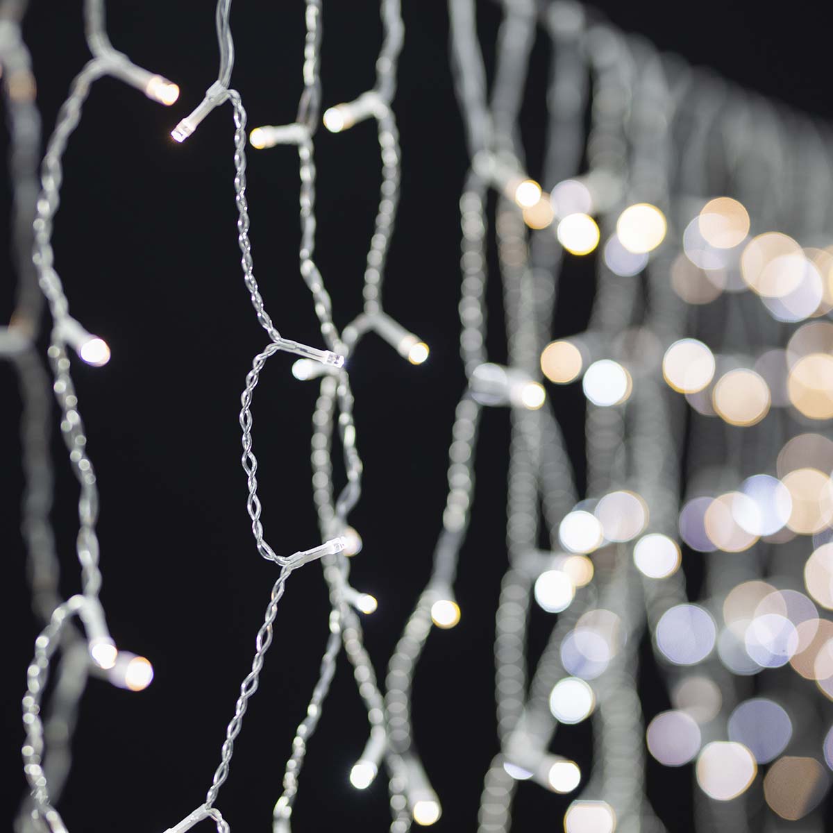 LED-Lichterkette Vorhang 200 LEDs 3m jetzt kaufen - Aktionskönig