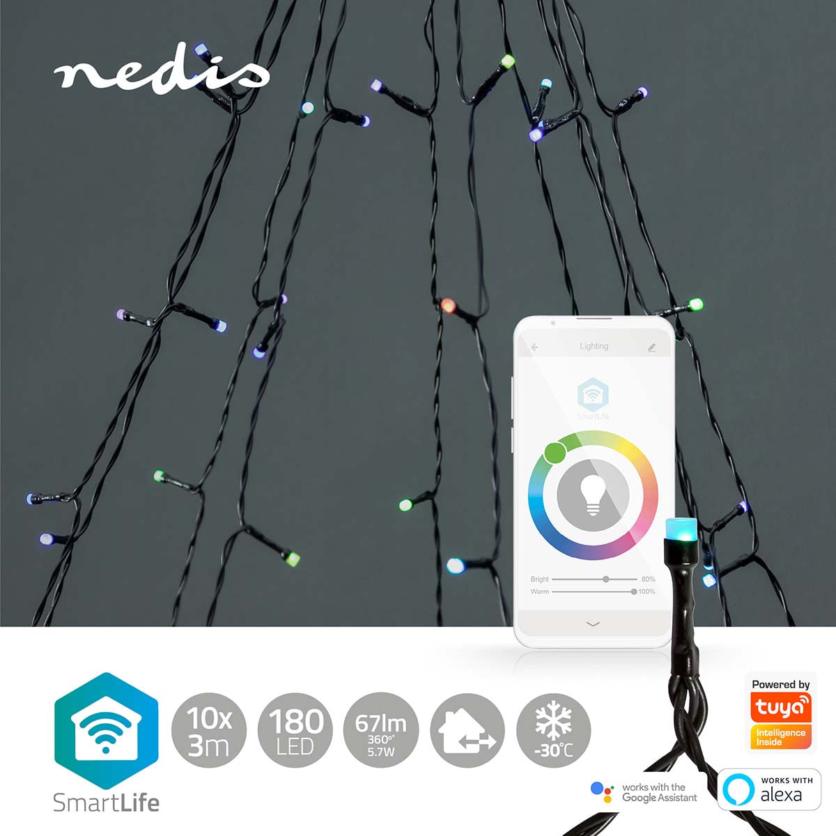 LED-Lichterkette Baum RGB 180 LEDs 10x2m jetzt kaufen - Aktionskönig