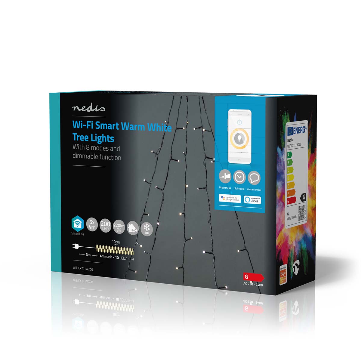 LED-Lichterkette Baum weiß 200 LEDs 5x4m jetzt kaufen - Aktionskönig