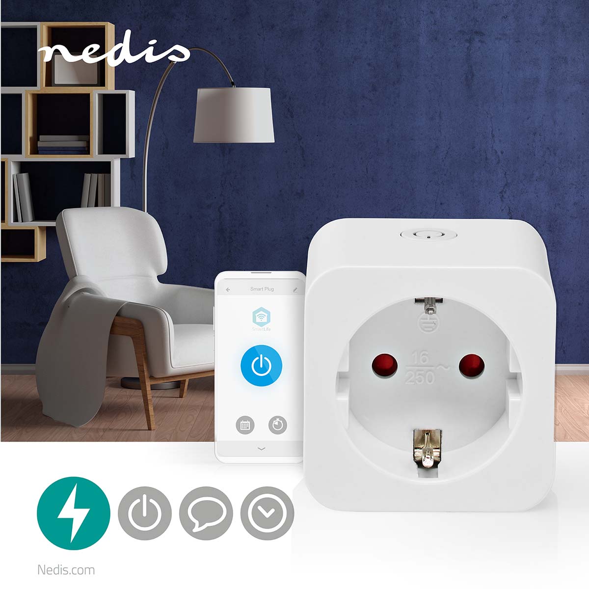 Smart schaltbare Steckdose 3680 Wi-Fi jetzt kaufen - Aktionskönig