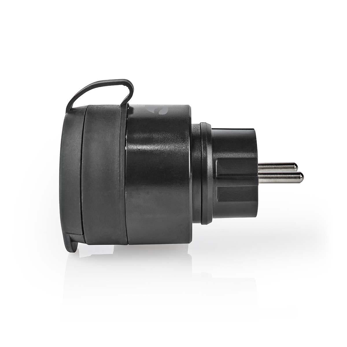 Smart Stecker zum Geräte ein- und ausschalten Stromsparen Strom sparen| Wi-Fi, IP44, 3680 W, Schutzkontakt / Typ F (CEE 7/7), -5 bis +40°C, SmartLife Android™ / IOS