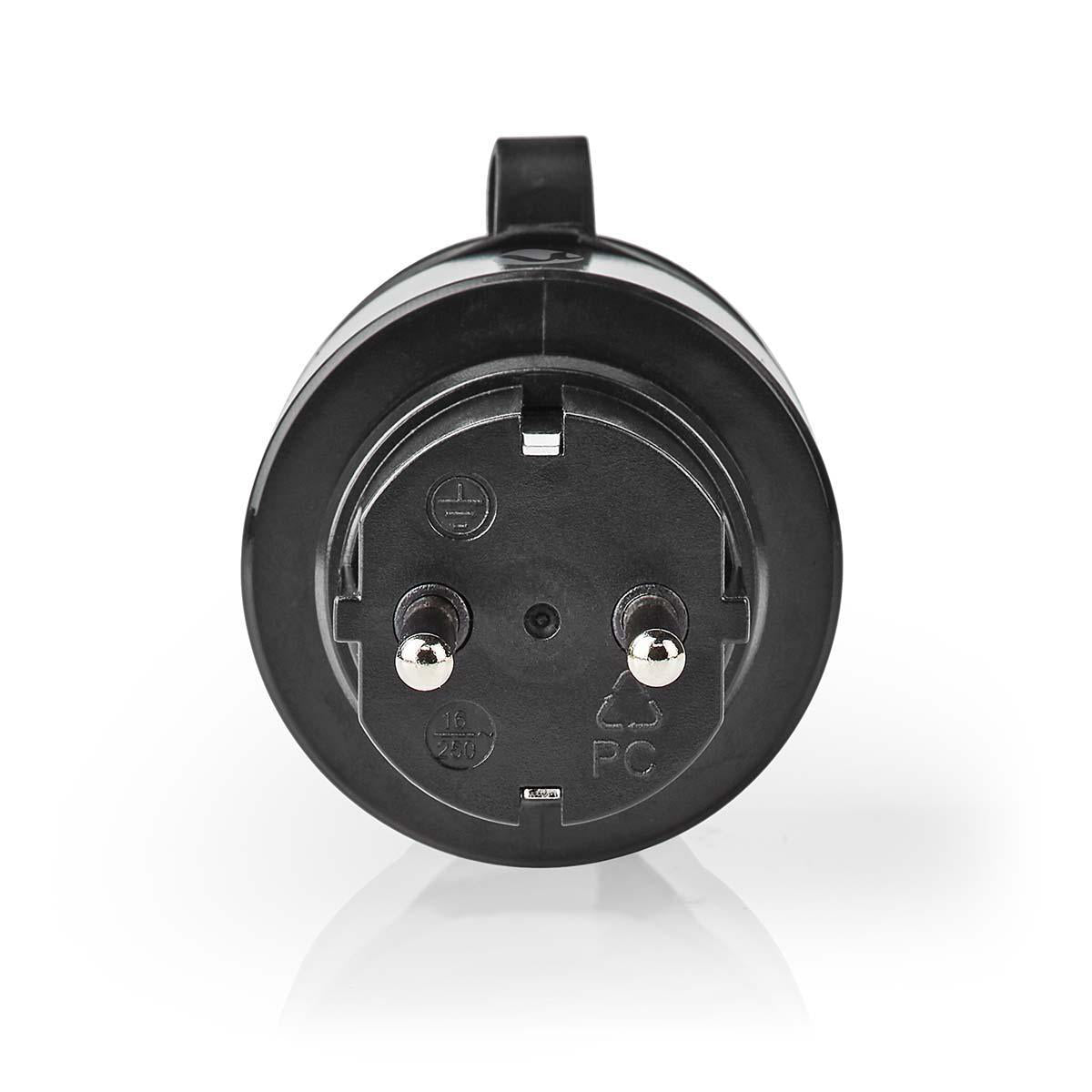 Smart Stecker zum Geräte ein- und ausschalten Stromsparen Strom sparen| Wi-Fi, IP44, 3680 W, Schutzkontakt / Typ F (CEE 7/7), -5 bis +40°C, SmartLife Android™ / IOS