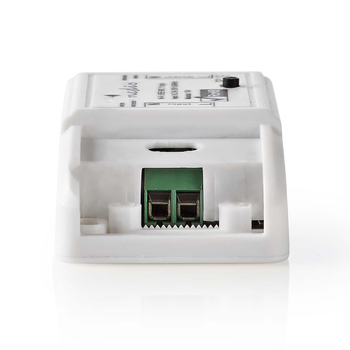 Strom-Umschalter für eigene Geräte, Lampen etc., schaltbar zum Strom sparen, WLAN, 2400W, 90x40x25mm, mit Klemmleiste, Smartlife Android™ & iOS