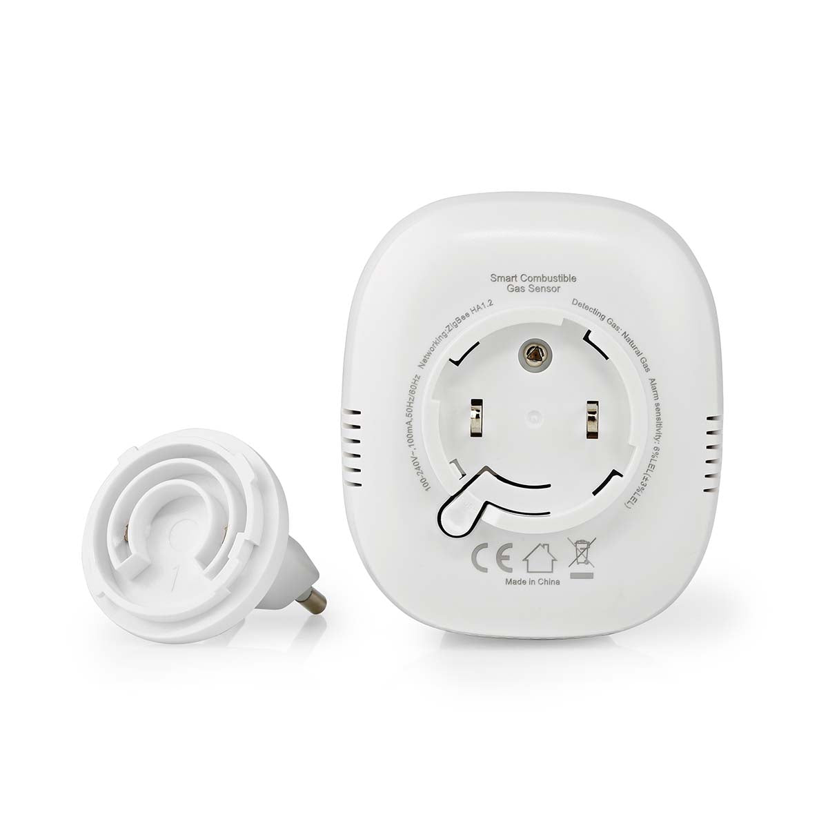 SmartLife Gasdetektor 75 dB, Weiss jetzt kaufen - Aktionskönig