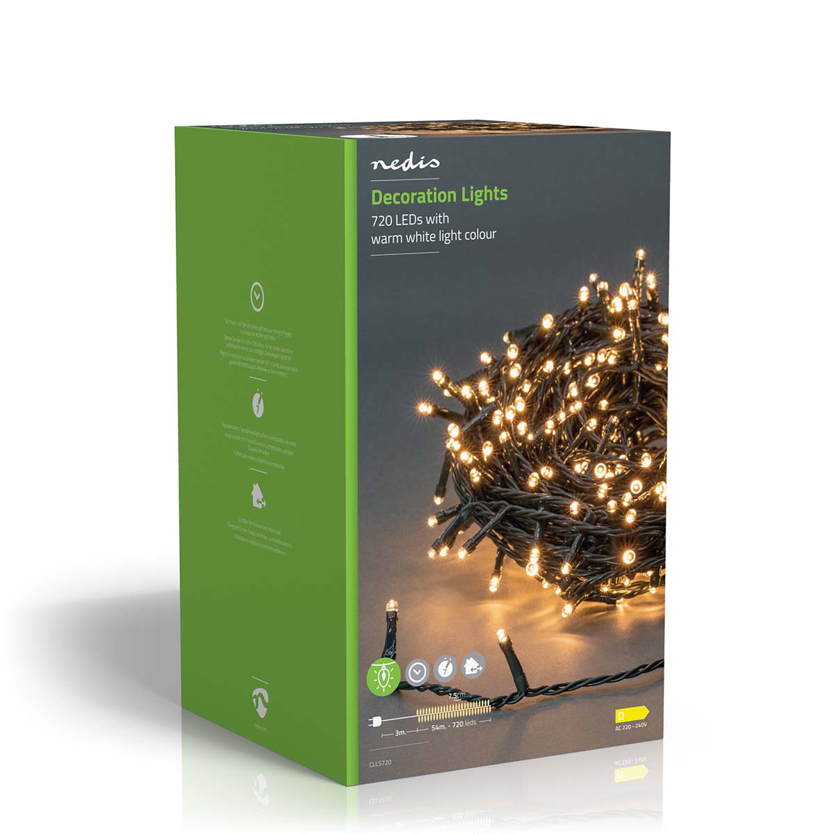 LED-Lichterkette warmweiss 720 LEDs 54m jetzt kaufen - Aktionskönig