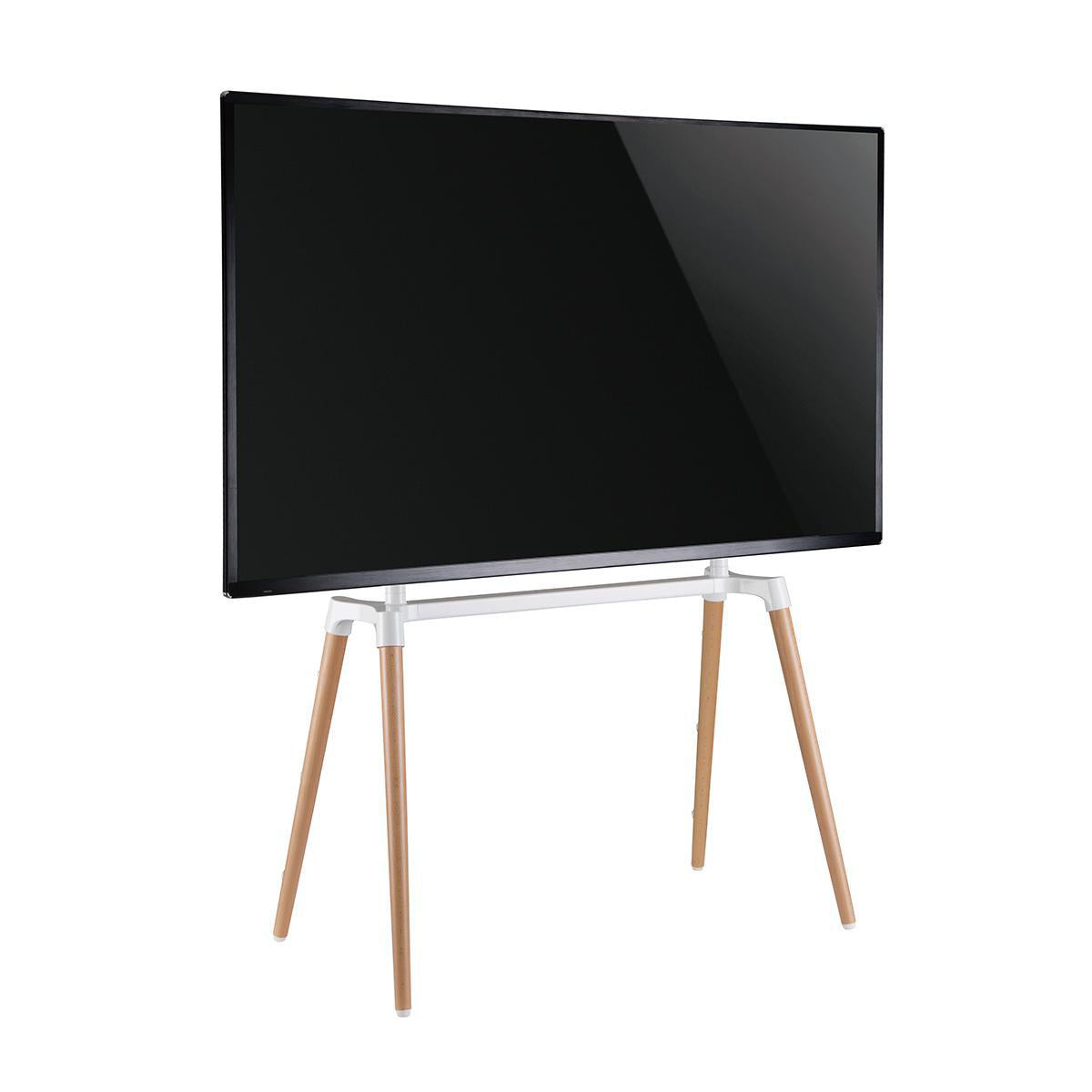 TV Bodenständer 60-75" Skandinavisches Design weiß jetzt kaufen - Aktionskönig 
