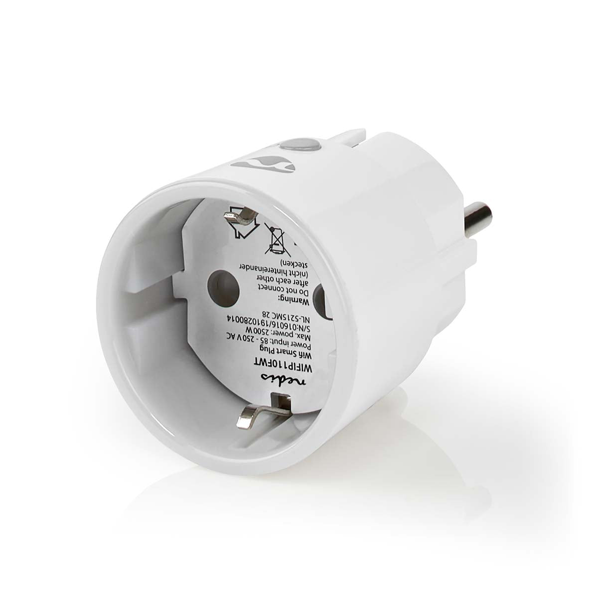 Smart Stecker, Wi-Fi, Leistungsmesser Strom Wattmeter zum Stromverbrauch messen, 2500W, Schutzkontakt / Typ F (CEE 7/7), -10 bis +40°C, SmartLife Android™ / IOS